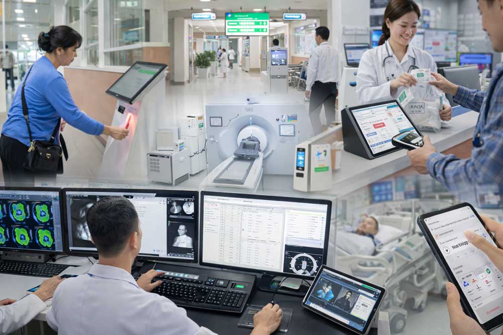 Máy tính màn hình cảm ứng all-in-one XPPC 16-10N97 – Nền tảng Panel PC cho bệnh viện thông minh